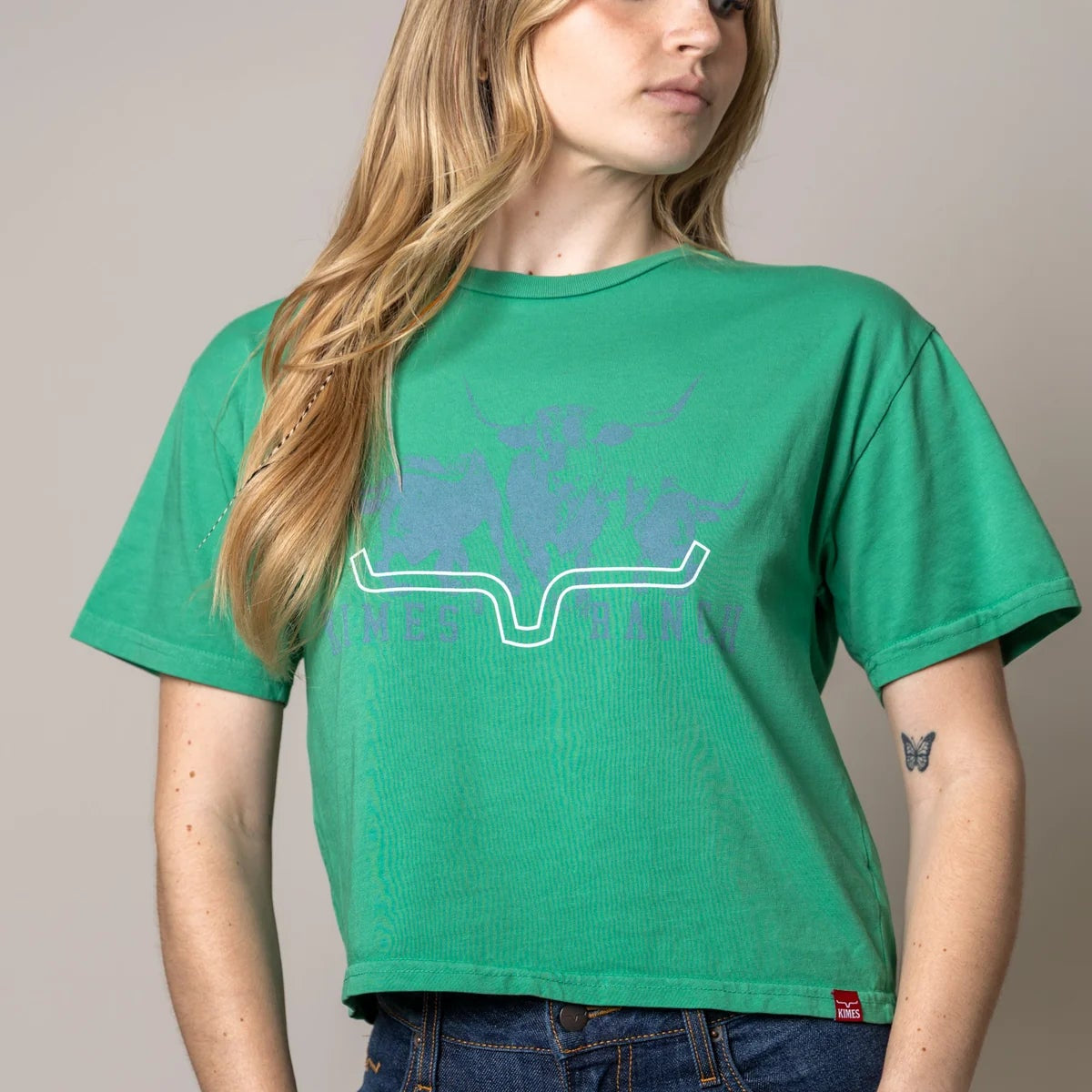 Kimes Ranch Women's Movin' Out in Kelly Green