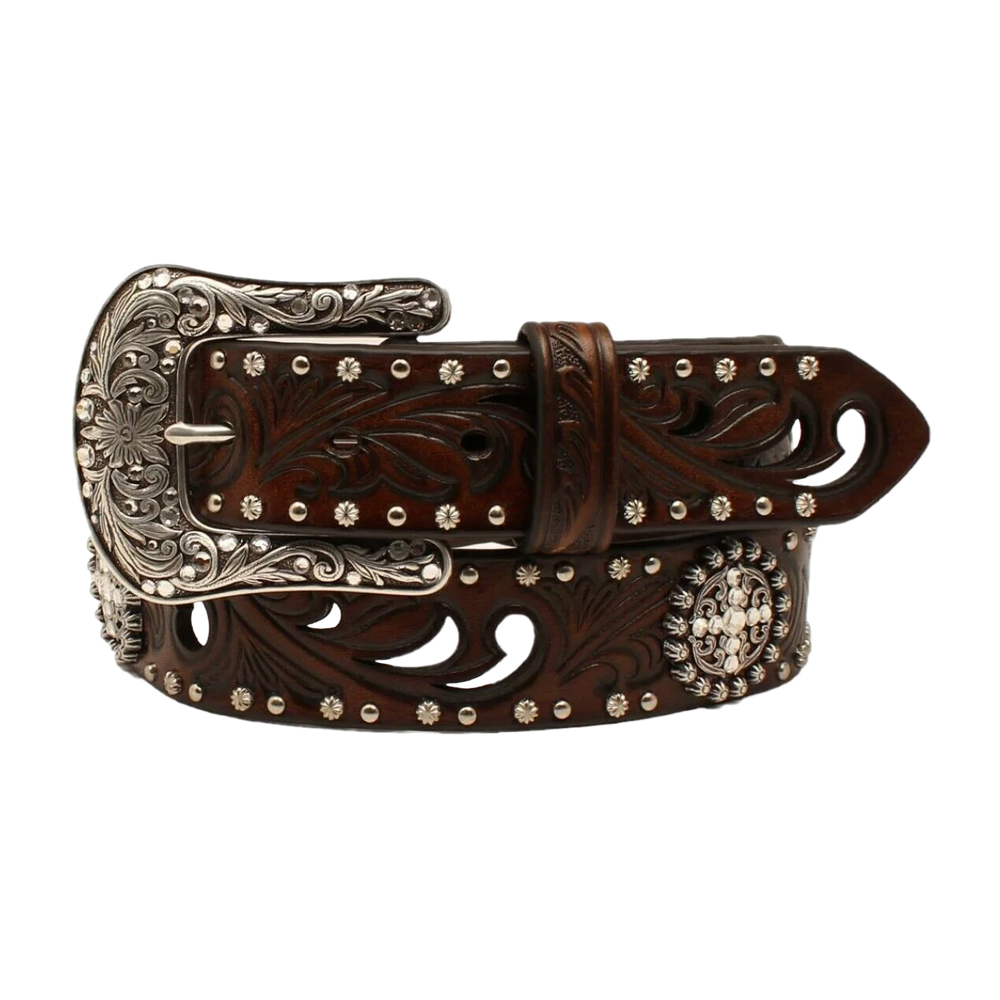 Brand New !!  Tan Brown Leather CC Crystal Logo Belt Chanel Chanel CC Logo Crystal-Embellished Tan Leather Belt  main image 4