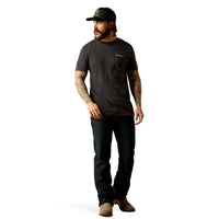 Ariat Men's Original Lines Graphic T-Shirt in Charcoal Heather