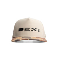 BEX Outrider True Trucker Hat in Bone/Mohave Camo