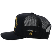 Hooey "PRCA" Rope Trucker Hat in Black