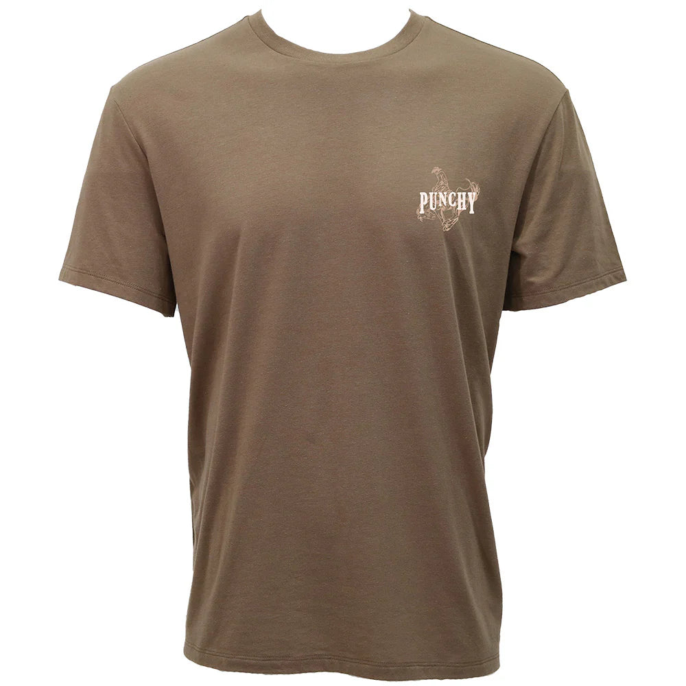 Hooey Men's Punchy Rodeo Graphic Tee in Brown