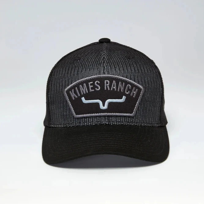 Kimes Ranch Maverick Ball Cap in Solid Black