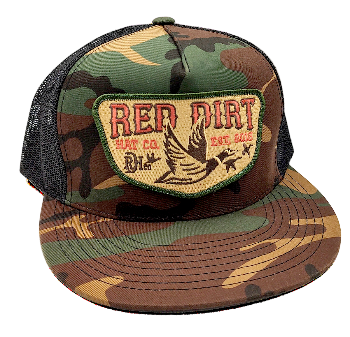 Red Dirt Hat Co. Fly South Hat in Camo & Black