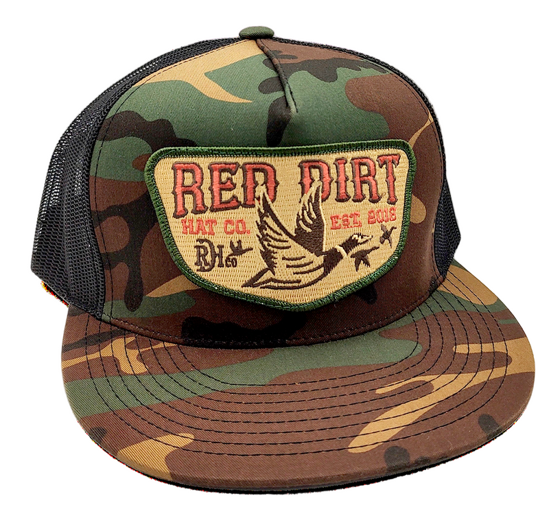 Red Dirt Hat Co. Fly South Hat in Camo & Black