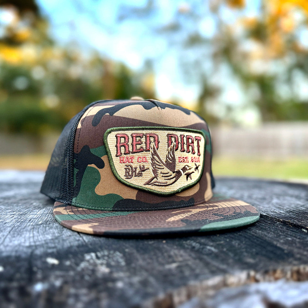 Red Dirt Hat Co. Fly South Hat in Camo & Black
