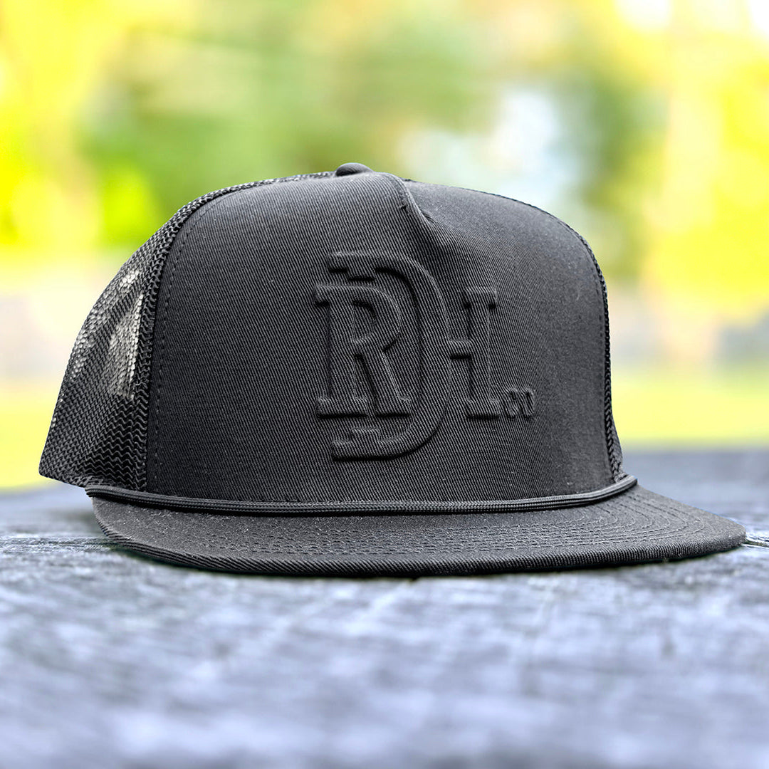 Red Dirt Hat Co. The Brand Hat in Black