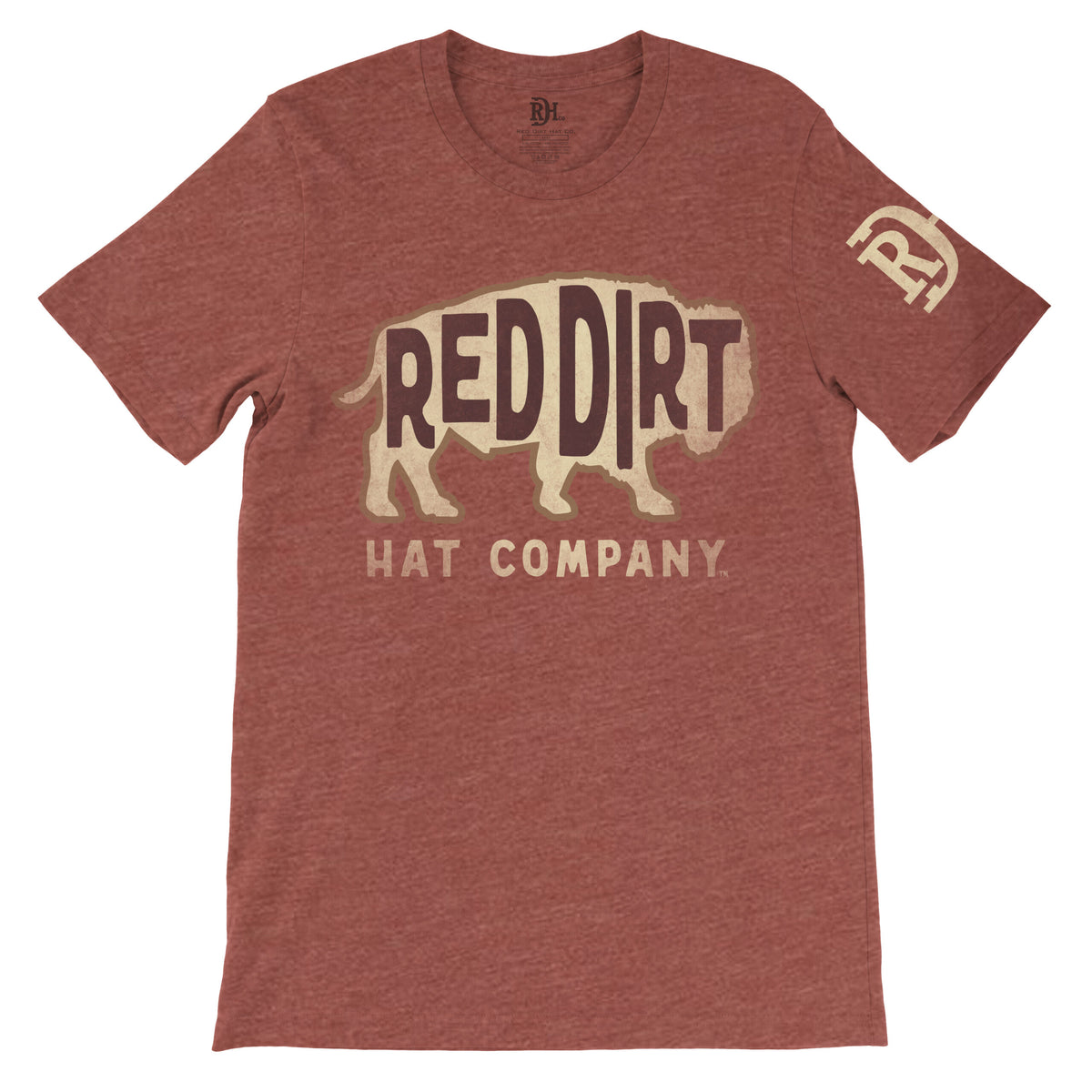 Red Dirt Hat Co. "The Original" T-Shirt in Heather Clay