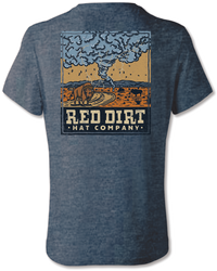 Red Dirt Hat Co. "Pecos" T-Shirt in Heather Slate