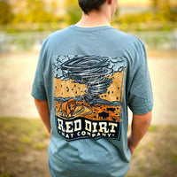 Red Dirt Hat Co. "Pecos" T-Shirt in Heather Slate