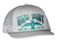 Red Dirt Hat Co. "Watch Me Fly" Rope Hat in White