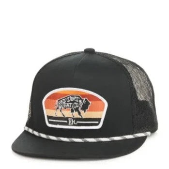 Red Dirt Hat Co. "Buddy" Rope Hat in Black