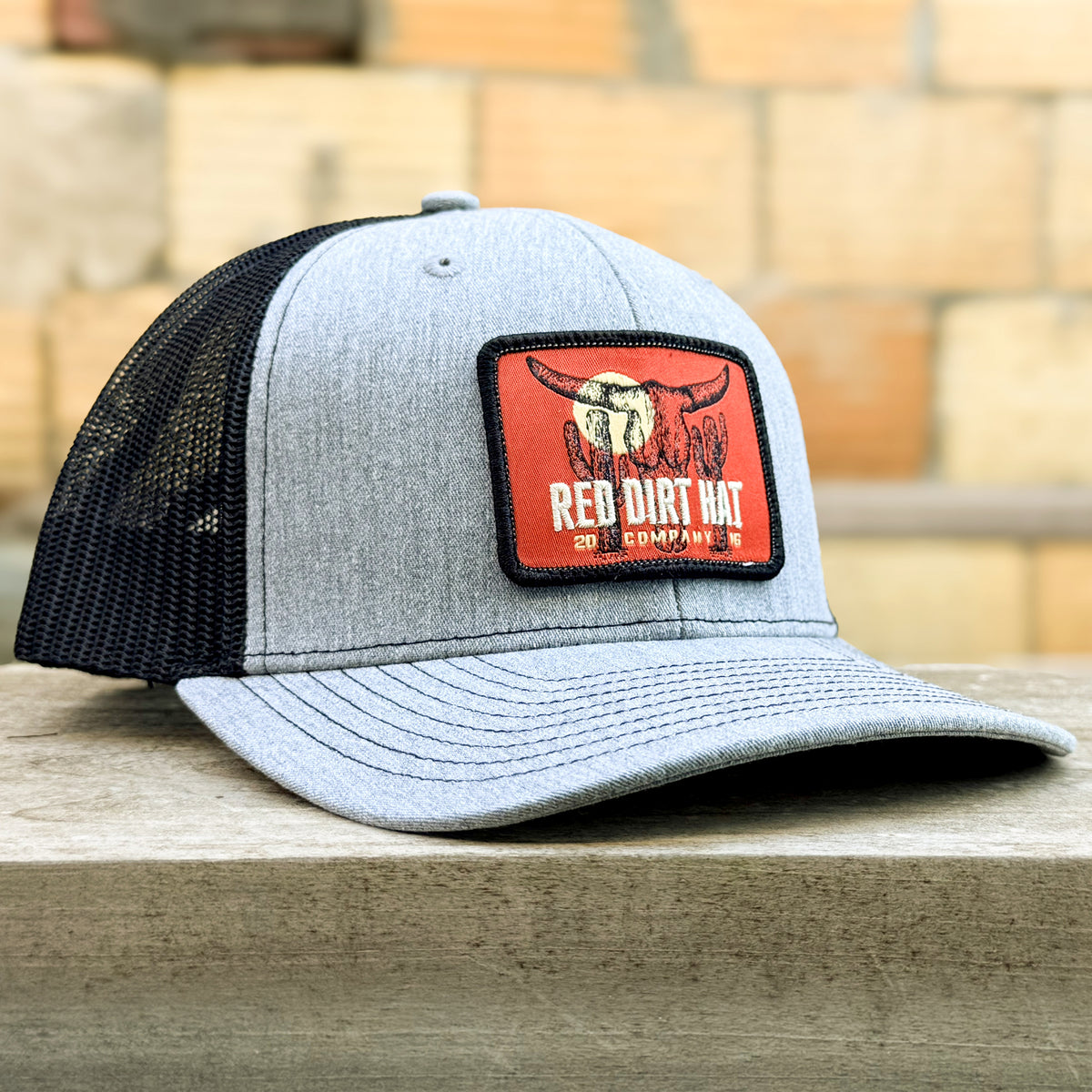 Red Dirt Hat Co. Youth Boone Hat in Grey/Black