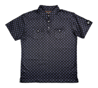 Red Dirt Hat Co. Men's S/S Cowboy Casual Polo in Diamond