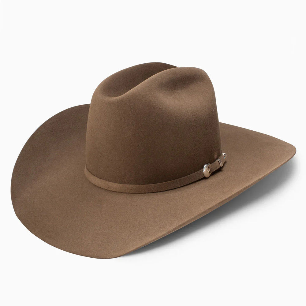 Resistol XXX Genuine Fur Felt Cowboy Hat Excellent Condition Size 7 1/4 L Unisex Resistol Pure 4 /4in. Brim Open Crown Felt Cowboy Hat main image 4