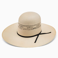 Resistol 7X Holland Open Crown Straw Cowboy Hat in Tan