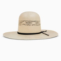 Resistol 7X Holland Open Crown Straw Cowboy Hat in Tan