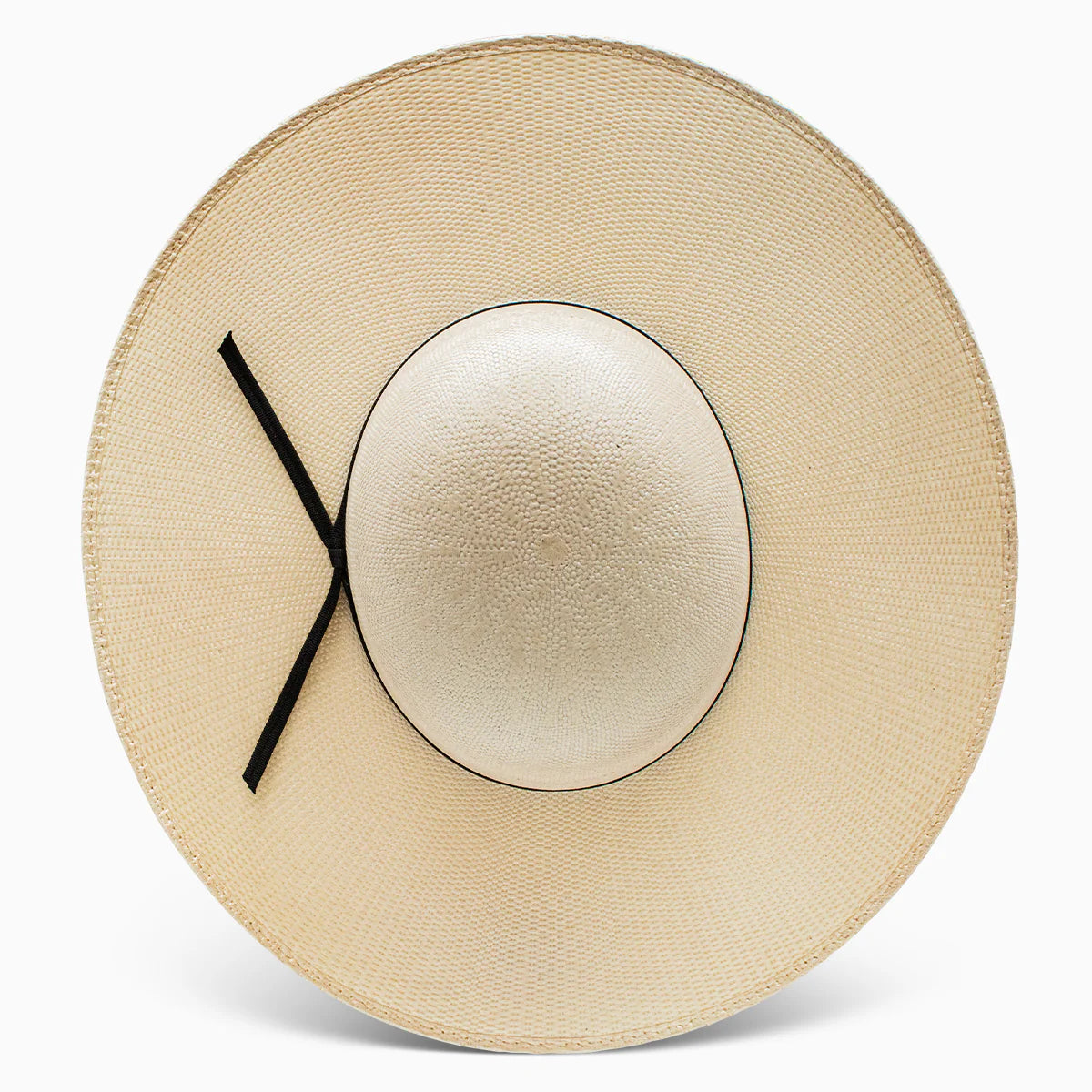 Resistol 7X Holland Open Crown Straw Cowboy Hat in Tan