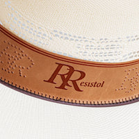 Resistol 7X Holland Open Crown Straw Cowboy Hat in Natural