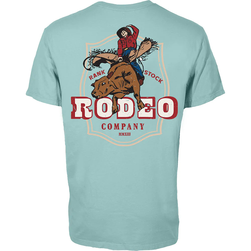Hooey Men's Rank Rodeo Co Graphic Tee in Cloud Blue