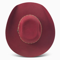 Hooey by Resistol 4X Bronc Burgundy Wool Felt Hat