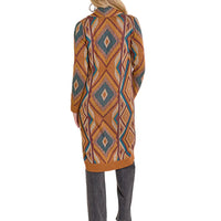Rock & Roll Denim by Panhandle Slim Women's Aztec Knit Duster in Beige