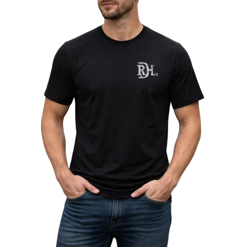 Red Dirt Hat Co. "High Roller" Men's Graphic T-Shirt in Black