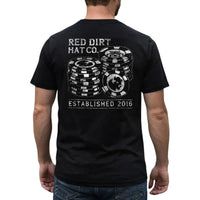 Red Dirt Hat Co. "High Roller" Men's Graphic T-Shirt in Black