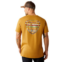 Ariat Men's Serape Seal Graphic T-Shirt in Harvest Gold