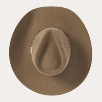 Stetson Acoustic Pinch Front 6X Fur Felt Hat in Driftwood