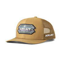 Ariat Men's Gold Southwest Patch Ball Cap