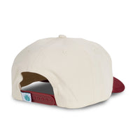 Sendero Provisions Co. Call Me Darlin' Snapback Hat in Cream/Maroon