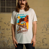 Sendero Provisions Co. Men's Train Waitin' Graphic T-shirt in White