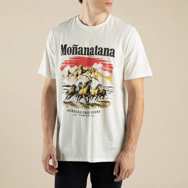 Sendero Provisions Co. Men's Monanatana Graphic T-shirt in White
