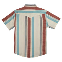 Sendero Provisions Co. Men's S/S The Wyatt Pearl Snap Serape Shirt in Stagecoach Stripe