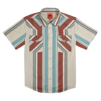 Sendero Provisions Co. Men's S/S The Wyatt Pearl Snap Serape Shirt in Stagecoach Stripe
