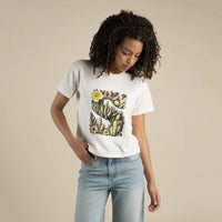Sendero Provisions Co. Women's Desert Mark Boxy Tee in Vintage White