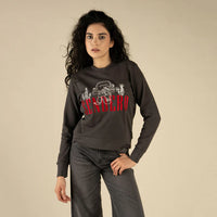 Sendero Provisions Co. Women's Desert Drifter Drop Shoulder Sweatshirt in Vintage Black