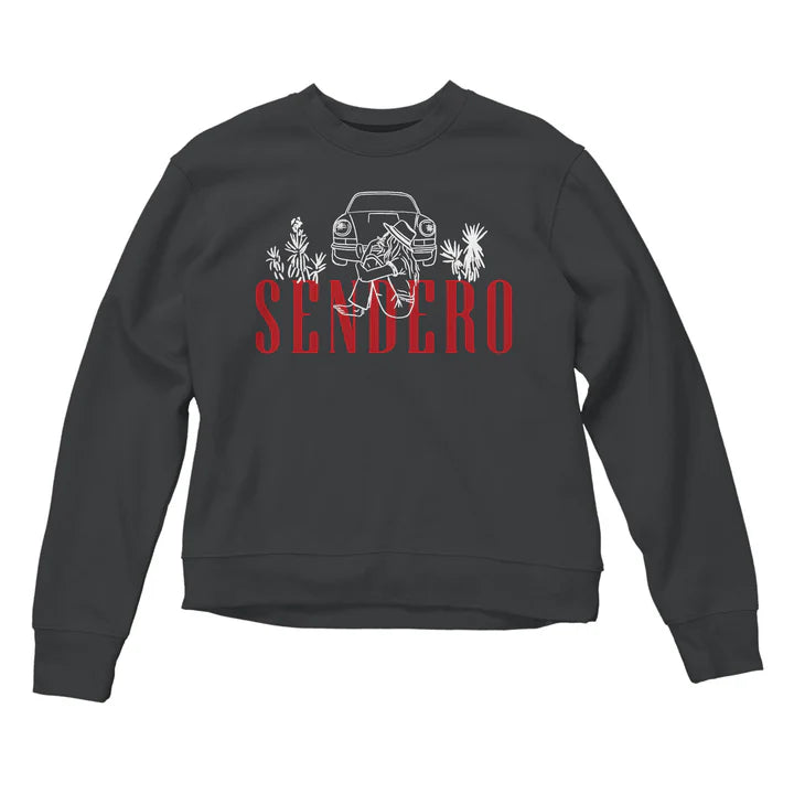Sendero Provisions Co. Women's Desert Drifter Drop Shoulder Sweatshirt in Vintage Black