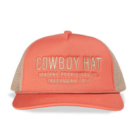 Sendero Provisions Co. "Cowboy Hat" Trucker Hat in Pink