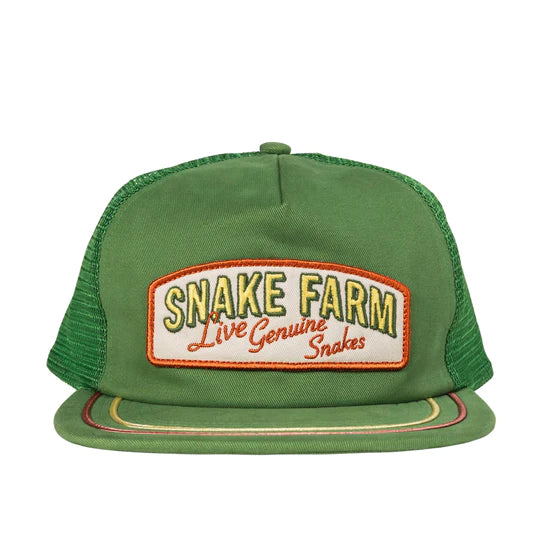 Sendero Provisions Co. Men's "Snake Farm" Snapback Hat in Green