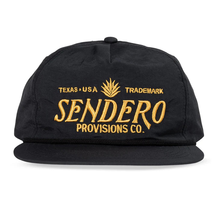 Sendero Provisions Co. Logo Snapback Hat in Black & Gold