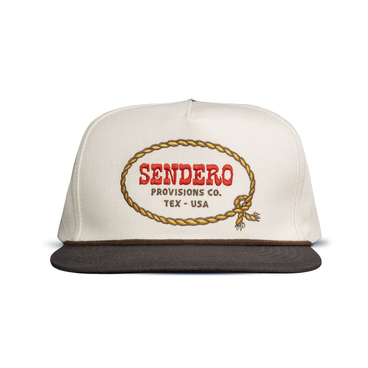 Sendero Provisions Co. "Stagecoach" Snapback Hat in Cream