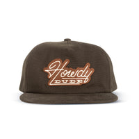 Sendero Provisions Co. "Howdy Dude" Snapback Hat in Brown