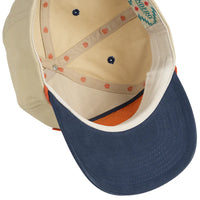 Sendero Provisions Co. Retro Logo Snapback Hat in Cream & Navy