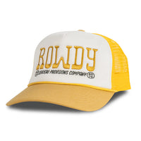 Sendero Provisions Co. Rowdy Snapback Hat in White