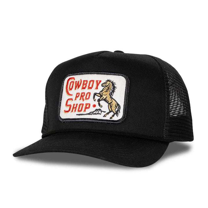 Sendero Provisions Co. "Cowboy Pro Shop" Snapback Hat in Black