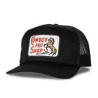 Sendero Provisions Co. "Cowboy Pro Shop" Snapback Hat in Black
