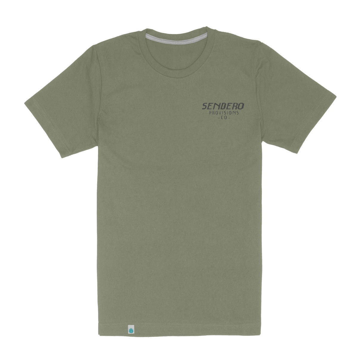 Sendero Provisions Co. Men's "Triceratops" Graphic T-Shirt in Sage