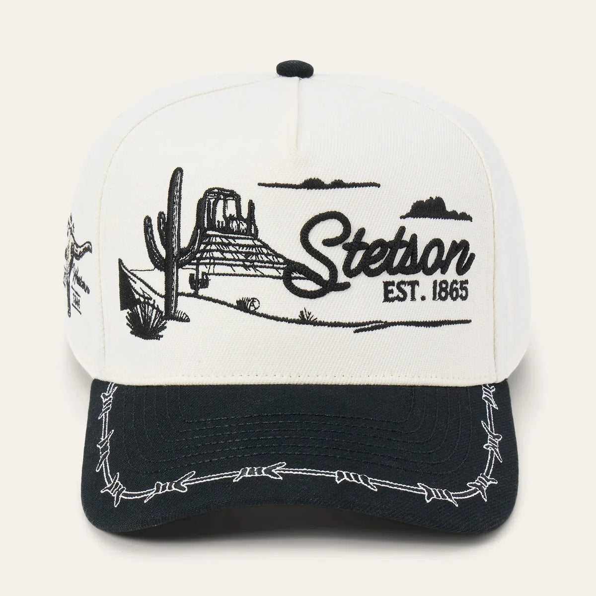 Stetson Desert Landscape Trucker Cap in White